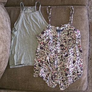 American eagle cropped tank bundle
